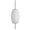 Лампа подвесная silk, 62х?20 см, белое опаловое стекло